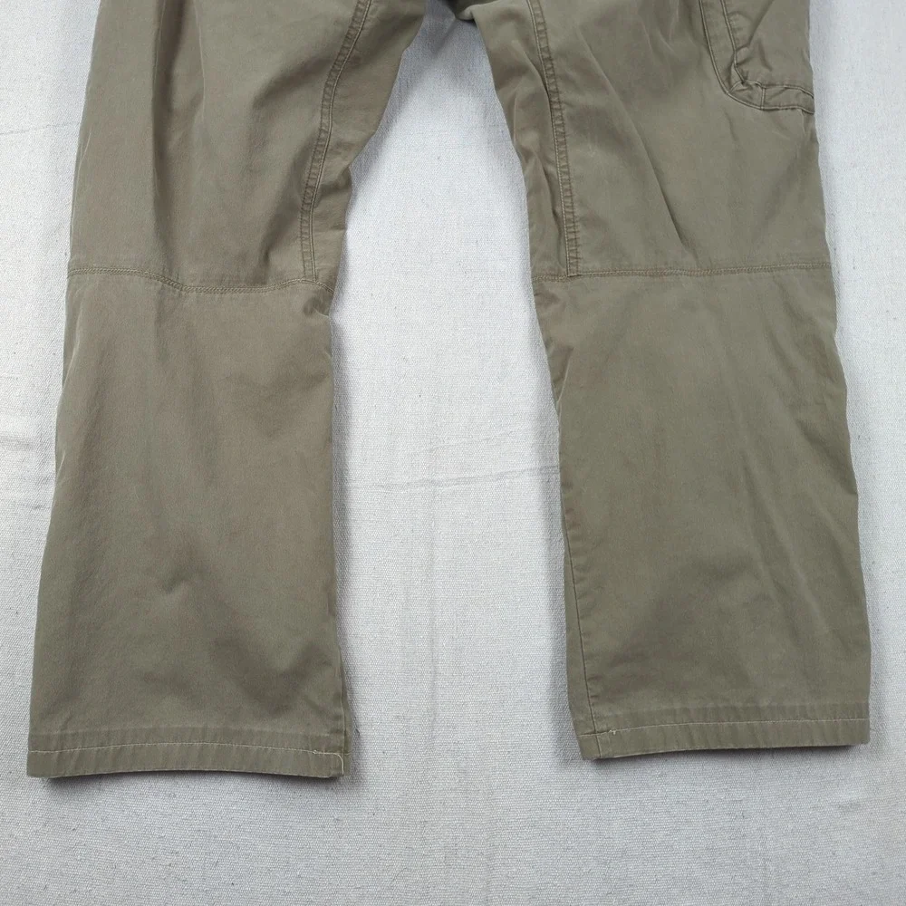 Kuhl Pants Mens 36x31* Khaki Revolvr Outdoot Hiking Camping Casual Hemmed